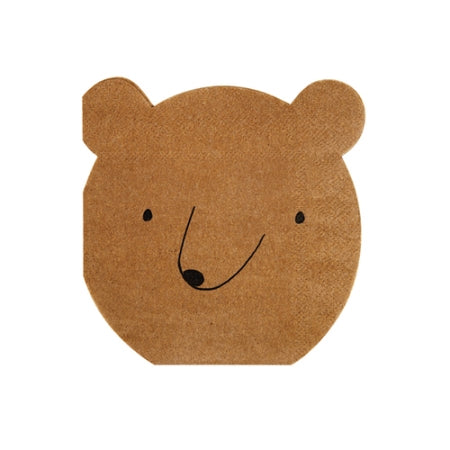 Petites serviettes ours en papier - Meri Meri